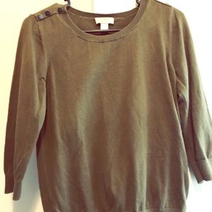 Hunter green Loft Sweater
